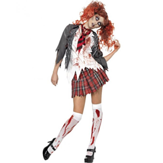 Zombie Skolejente Kostyme