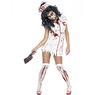 Zombie Sykepleier Kostyme