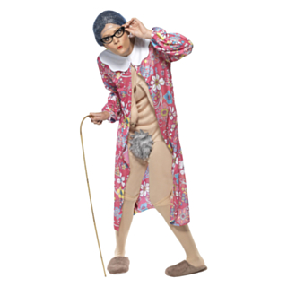 Gammel Bestemor Kostyme