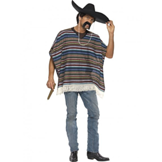 Autentisk Poncho Kostyme