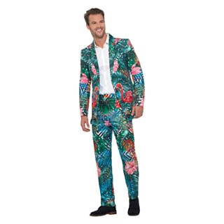 Tropisk Hawaii Flamingo Dress