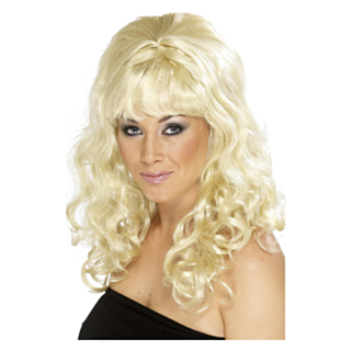 Superstjerne Parykk Blond