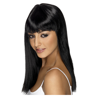 Glamour Parykk Svart