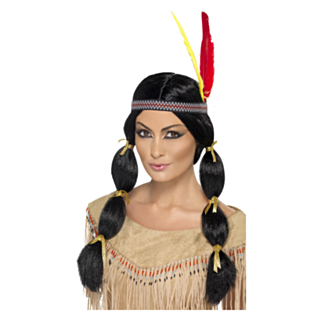 Indianerprinsesse Parykk