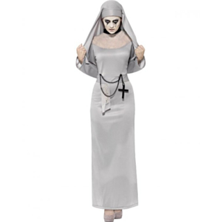 Gotisk Nonne Kostyme