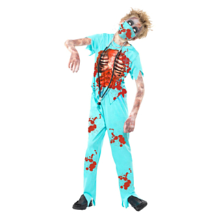 Zombiekirurg Barnekostyme