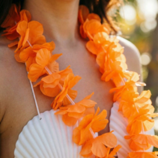 Hawaii Blomsterkrans Oransje