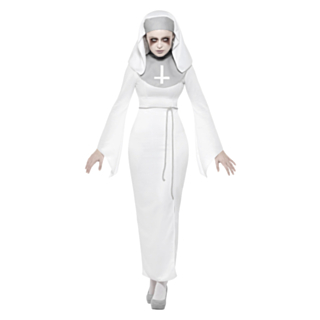 Hjemsøkt Nonne Kostyme