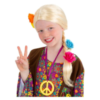 Prinsesse Hippie Barneparykk