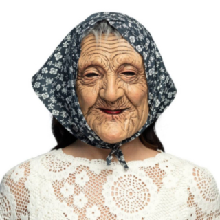Gammel Dame Maske