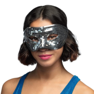 Disco Øyemaske Sølv