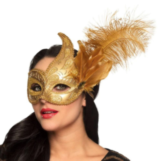 Maskerade Øyenmaske Gull