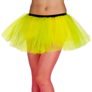90-talls Tutu Skjørt Neongul