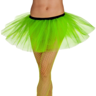 90-talls Tutu Skjørt Neongrønn