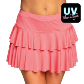Volang Miniskjørt Neonrosa
