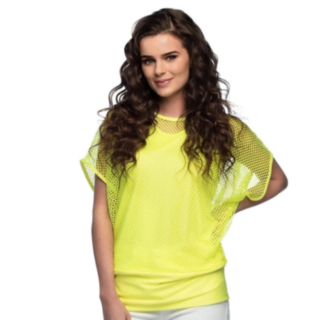 Fiskenett Bluse Neongul