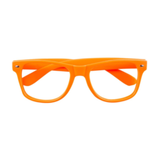 Neonbriller Oransje