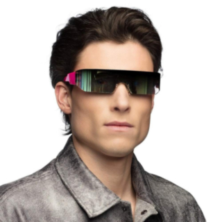 Sci-fi Briller Holografisk Rosa