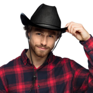 Rodeo Cowboy Hatt Svart