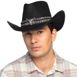 Django Cowboy Hatt Svart