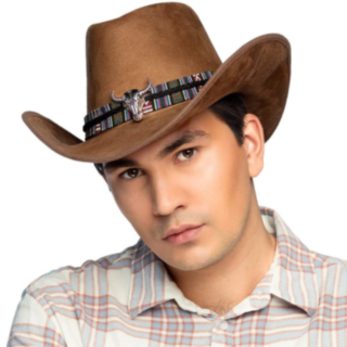 Django Cowboy Hatt Brun