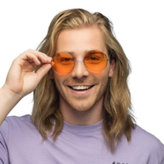 Hippie XL Partybriller Oransje