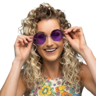 Hippie XL Partybriller Lilla