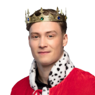 Kongekrone Metall Gull