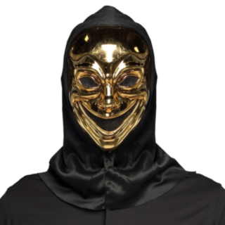 Mefisto Djevel Maske Gull
