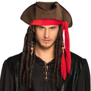 Dreadlocks Pirat Hatt