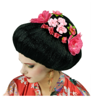 Geisha Parykk Svart