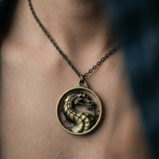 Drage Halskjede Bronse