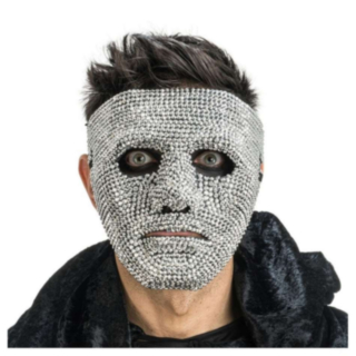 Anonym Diamant Maske Sølv