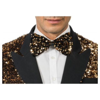 Glitter Sløyfe Bronse