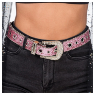 Glitter Belte Rosa