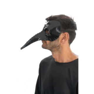Pestdoktor Maske Svart