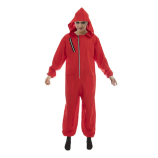 Casa de Papel Rød Heldress Barnekostyme