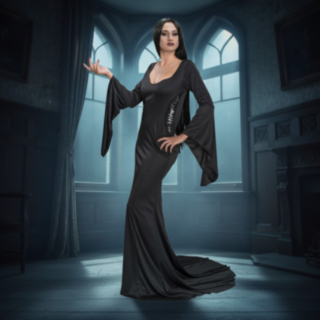 Wednesday® Morticia Kjole