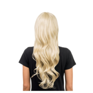 Jenna Lang Parykk med Pannelugg Blond
