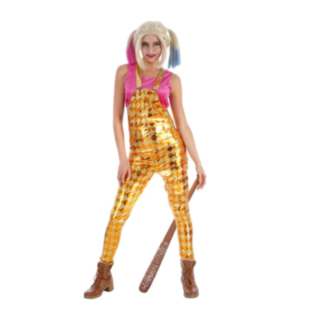 Harley Quinn Kostyme Gull