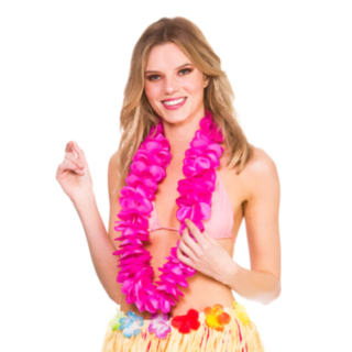 Deluxe Hawaii Krans Rosa