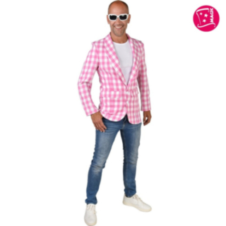 50-talls Rock'n'Roll Rutete Jakke Rosa