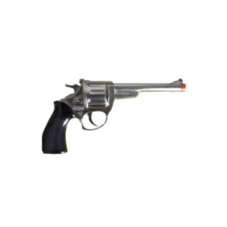 Cowboy Metall Lekepistol Revolver Sølv
