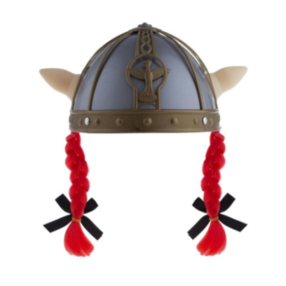 Viking Barnehjelm med Fletter