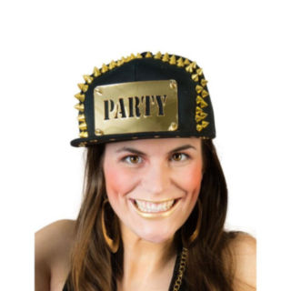 Party Pimp Caps Svart og Gull