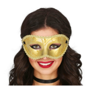 Maskerade Øyemaske Gull