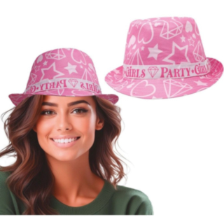 Party Girls Sommerhatt Rosa