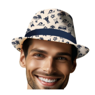 Surfer Sommerhatt Blå