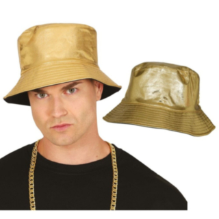 Pimp Bøttehatt Gull