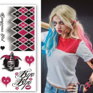 Harley Quinn Engangstatoveringer